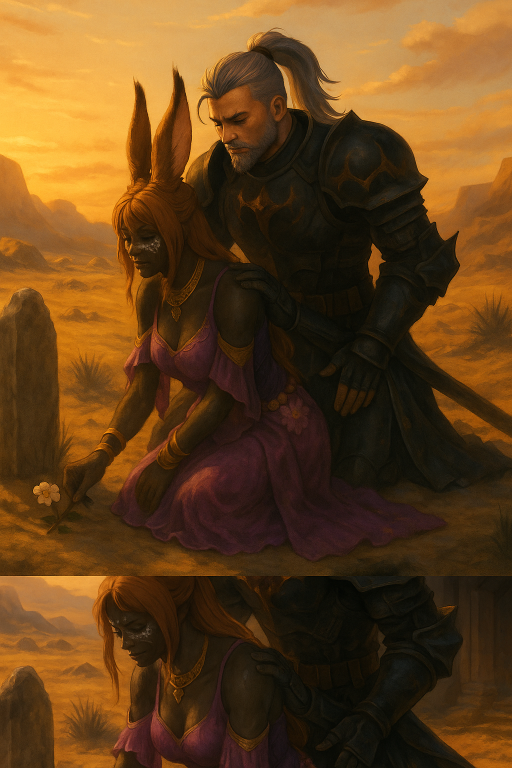 Visiting Zhel's grave